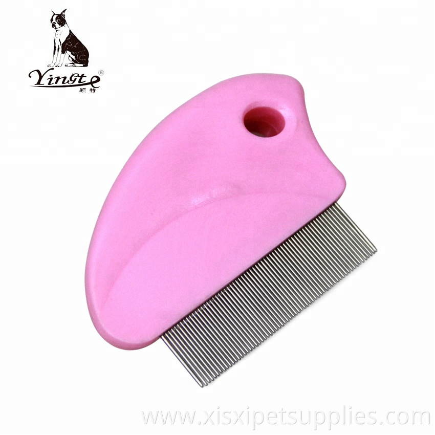 Factory Wholesale High Quality Portable Pet Cat Dog Flea Hair Comb